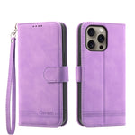 Dierfeng ドリームライン TPU ハイブリッド PU レザー iPhoneケース、iPhone 17 Pro Max 用、iPhone 17 Pro 用、iPhone 17 用、iPhone Air 用、iPhone 16e 用、iPhone 16 Pro Max 用、iPhone 16 Pro 用、iPhone 16 Plus 用