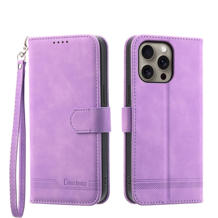 Dierfeng ドリームライン TPU ハイブリッド PU レザー iPhoneケース、iPhone 17 Pro Max 用、iPhone 17 Pro 用、iPhone 17 用、iPhone Air 用、iPhone 16e 用、iPhone 16 Pro Max 用、iPhone 16 Pro 用、iPhone 16 Plus 用