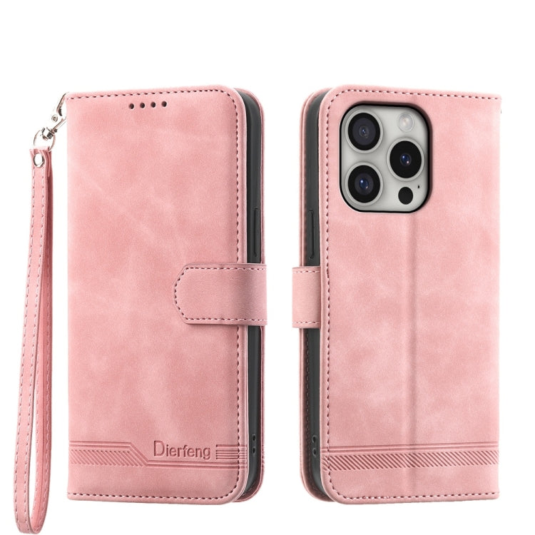 Dierfeng ドリームライン TPU ハイブリッド PU レザー iPhoneケース、iPhone 17 Pro Max 用、iPhone 17 Pro 用、iPhone 17 用、iPhone Air 用、iPhone 16e 用、iPhone 16 Pro Max 用、iPhone 16 Pro 用、iPhone 16 Plus 用
