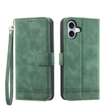 Dierfeng ドリームライン TPU ハイブリッド PU レザー iPhoneケース、iPhone 17 Pro Max 用、iPhone 17 Pro 用、iPhone 17 用、iPhone Air 用、iPhone 16e 用、iPhone 16 Pro Max 用、iPhone 16 Pro 用、iPhone 16 Plus 用