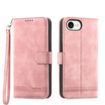 Dierfeng ドリームライン TPU ハイブリッド PU レザー iPhoneケース、iPhone 17 Pro Max 用、iPhone 17 Pro 用、iPhone 17 用、iPhone Air 用、iPhone 16e 用、iPhone 16 Pro Max 用、iPhone 16 Pro 用、iPhone 16 Plus 用
