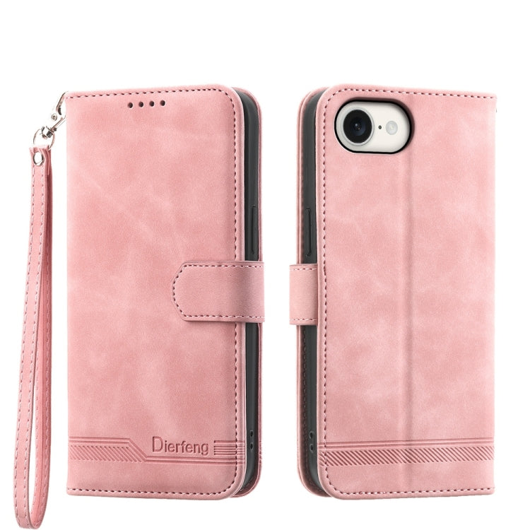 Dierfeng ドリームライン TPU ハイブリッド PU レザー iPhoneケース、iPhone 17 Pro Max 用、iPhone 17 Pro 用、iPhone 17 用、iPhone Air 用、iPhone 16e 用、iPhone 16 Pro Max 用、iPhone 16 Pro 用、iPhone 16 Plus 用