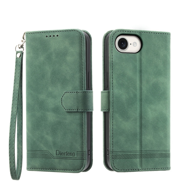 Dierfeng ドリームライン TPU ハイブリッド PU レザー iPhoneケース、iPhone 17 Pro Max 用、iPhone 17 Pro 用、iPhone 17 用、iPhone Air 用、iPhone 16e 用、iPhone 16 Pro Max 用、iPhone 16 Pro 用、iPhone 16 Plus 用
