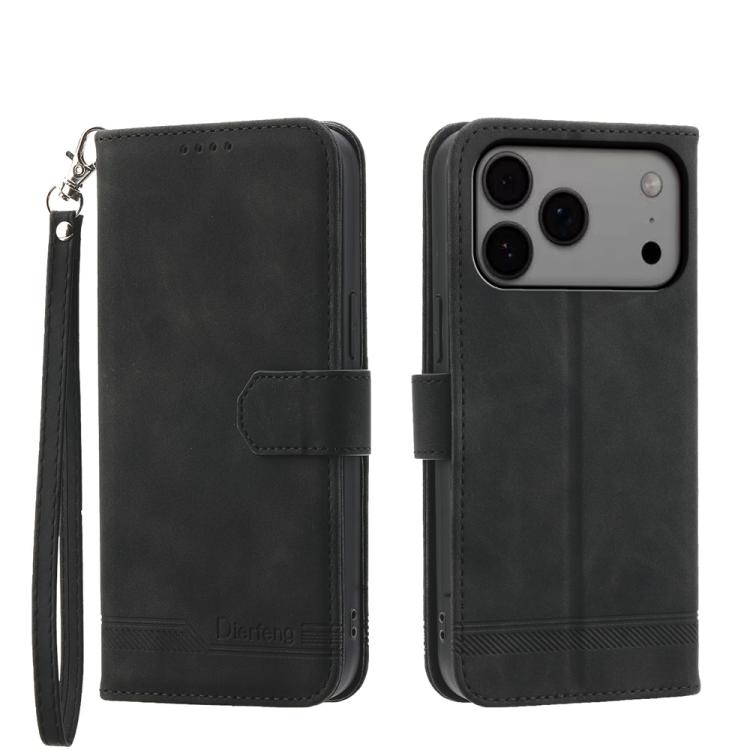 Dierfeng ドリームライン TPU ハイブリッド PU レザー iPhoneケース、iPhone 17 Pro Max 用、iPhone 17 Pro 用、iPhone 17 用、iPhone Air 用、iPhone 16e 用、iPhone 16 Pro Max 用、iPhone 16 Pro 用、iPhone 16 Plus 用