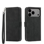 Dierfeng ドリームライン TPU ハイブリッド PU レザー iPhoneケース、iPhone 17 Pro Max 用、iPhone 17 Pro 用、iPhone 17 用、iPhone Air 用、iPhone 16e 用、iPhone 16 Pro Max 用、iPhone 16 Pro 用、iPhone 16 Plus 用