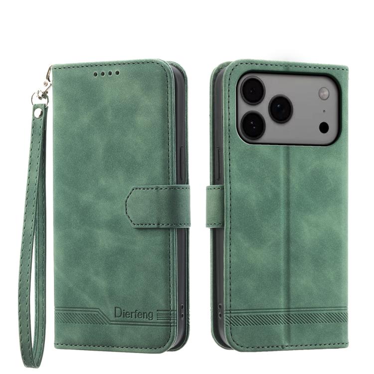 Dierfeng ドリームライン TPU ハイブリッド PU レザー iPhoneケース、iPhone 17 Pro Max 用、iPhone 17 Pro 用、iPhone 17 用、iPhone Air 用、iPhone 16e 用、iPhone 16 Pro Max 用、iPhone 16 Pro 用、iPhone 16 Plus 用