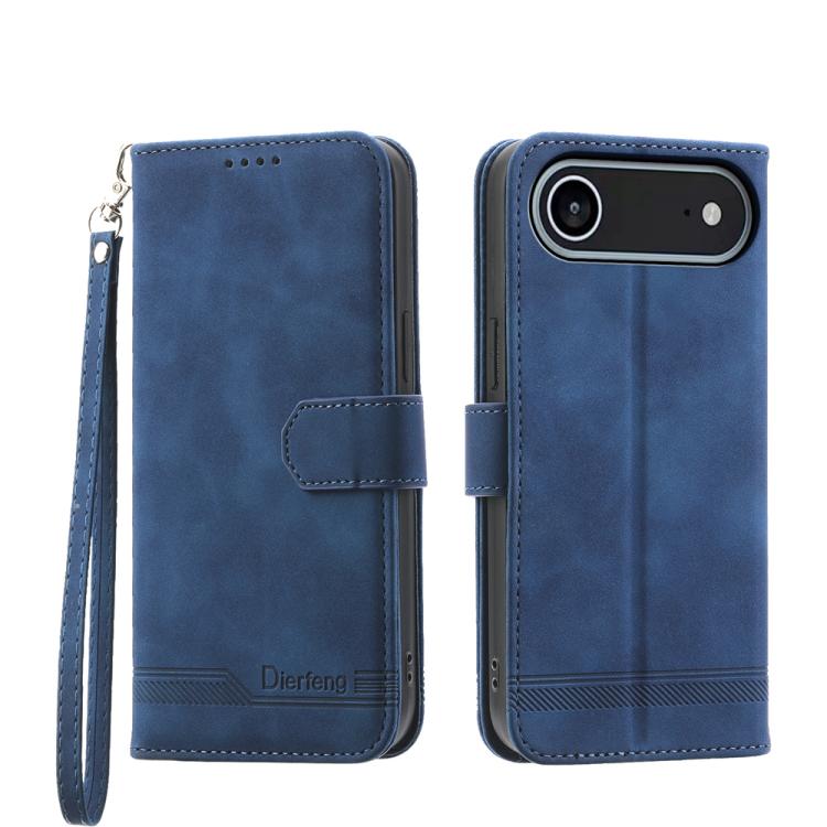 Dierfeng ドリームライン TPU ハイブリッド PU レザー iPhoneケース、iPhone 17 Pro Max 用、iPhone 17 Pro 用、iPhone 17 用、iPhone Air 用、iPhone 16e 用、iPhone 16 Pro Max 用、iPhone 16 Pro 用、iPhone 16 Plus 用