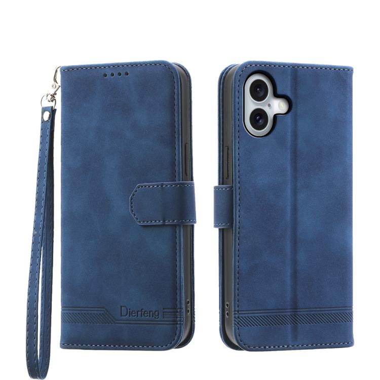 Dierfeng ドリームライン TPU ハイブリッド PU レザー iPhoneケース、iPhone 17 Pro Max 用、iPhone 17 Pro 用、iPhone 17 用、iPhone Air 用、iPhone 16e 用、iPhone 16 Pro Max 用、iPhone 16 Pro 用、iPhone 16 Plus 用
