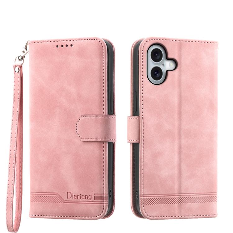 Dierfeng ドリームライン TPU ハイブリッド PU レザー iPhoneケース、iPhone 17 Pro Max 用、iPhone 17 Pro 用、iPhone 17 用、iPhone Air 用、iPhone 16e 用、iPhone 16 Pro Max 用、iPhone 16 Pro 用、iPhone 16 Plus 用