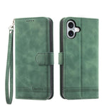 Dierfeng ドリームライン TPU ハイブリッド PU レザー iPhoneケース、iPhone 17 Pro Max 用、iPhone 17 Pro 用、iPhone 17 用、iPhone Air 用、iPhone 16e 用、iPhone 16 Pro Max 用、iPhone 16 Pro 用、iPhone 16 Plus 用