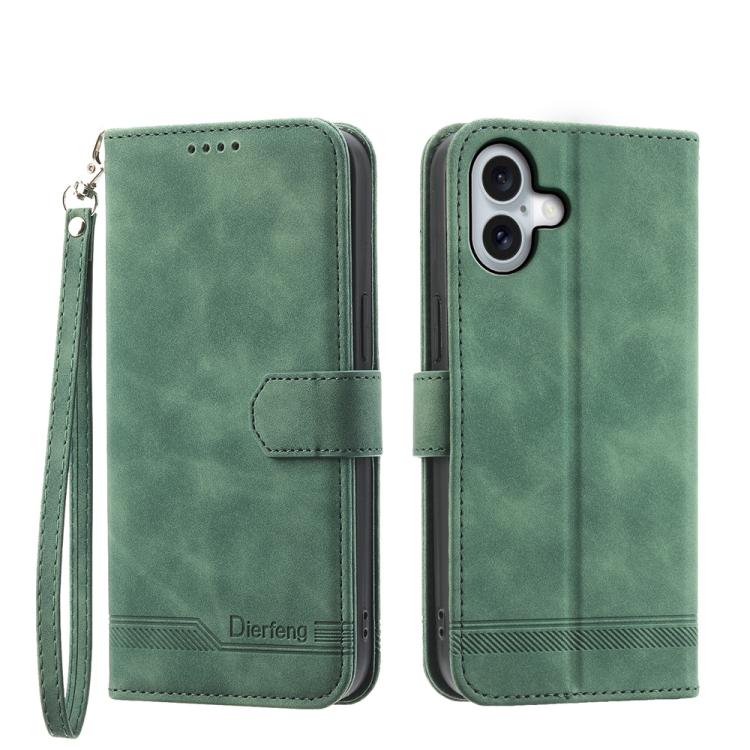 Dierfeng ドリームライン TPU ハイブリッド PU レザー iPhoneケース、iPhone 17 Pro Max 用、iPhone 17 Pro 用、iPhone 17 用、iPhone Air 用、iPhone 16e 用、iPhone 16 Pro Max 用、iPhone 16 Pro 用、iPhone 16 Plus 用