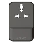 LDNIO SC1205 Universal Conversion Socket + QC3.0 USB + USB Interfaces Multifunction Travel Charger Mobile Phone Charger, EU Plug