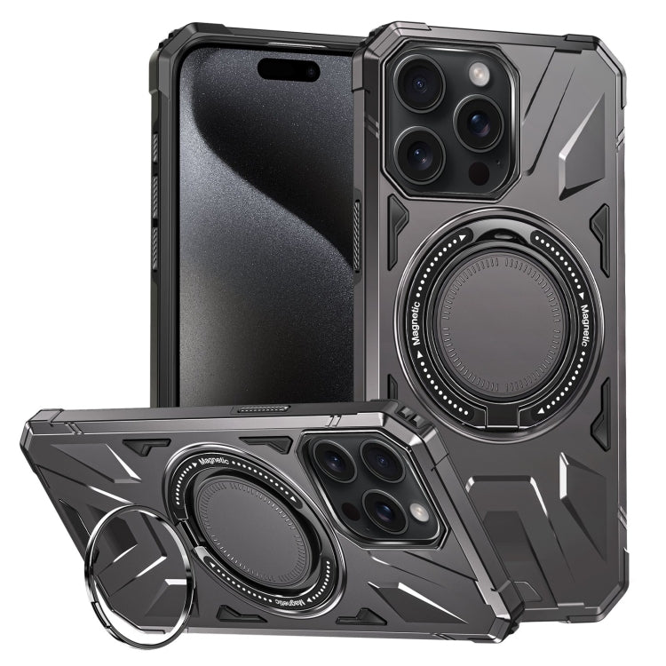 MagSafe Magnetic Shockproof Phone Case with Ring Holder, For iPhone 16 Plus, For iPhone 16, For iPhone 15 Pro Max, For iPhone 15 Pro, For iPhone 15 Plus, For iPhone 15