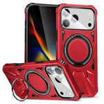 MagSafe 磁気ショックプルーフリングホルダー付き iPhoneケース、iPhone 17 Pro Max 用、iPhone 17 Pro 用、iPhone 17 用、iPhone Air 用、iPhone 16 Pro Max 用、iPhone 16 Pro 用