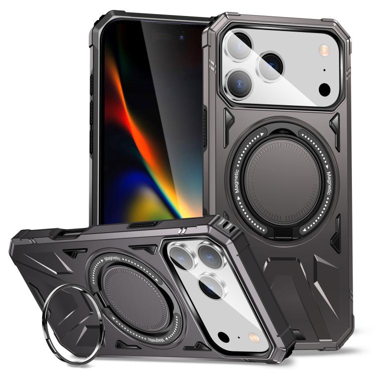 MagSafe 磁気ショックプルーフリングホルダー付き iPhoneケース、iPhone 17 Pro Max 用、iPhone 17 Pro 用、iPhone 17 用、iPhone Air 用、iPhone 16 Pro Max 用、iPhone 16 Pro 用
