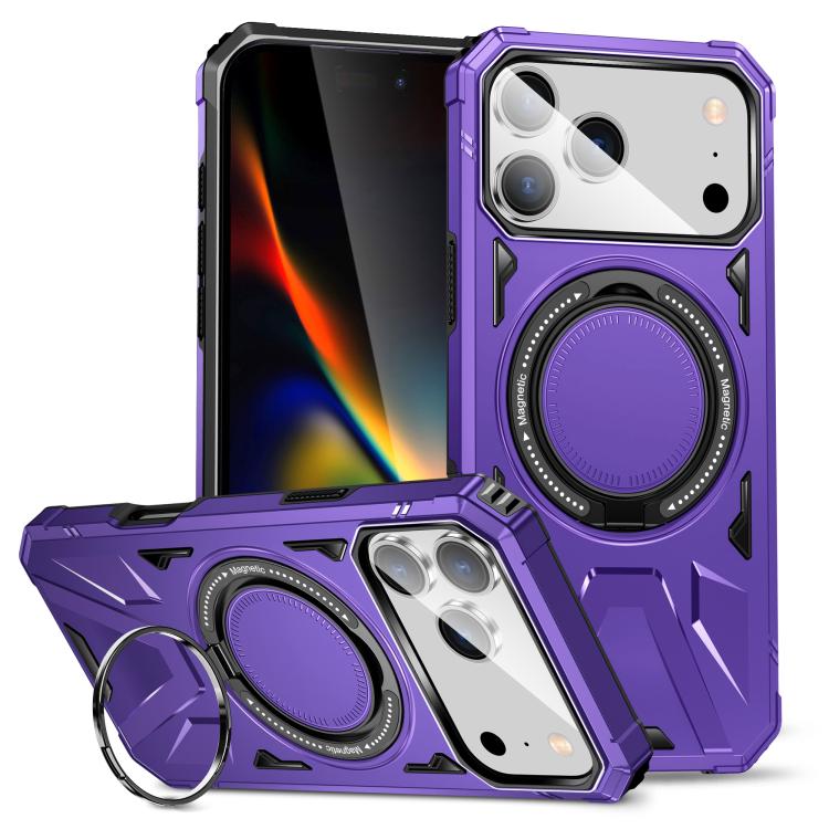 MagSafe 磁気ショックプルーフリングホルダー付き iPhoneケース、iPhone 17 Pro Max 用、iPhone 17 Pro 用、iPhone 17 用、iPhone Air 用、iPhone 16 Pro Max 用、iPhone 16 Pro 用