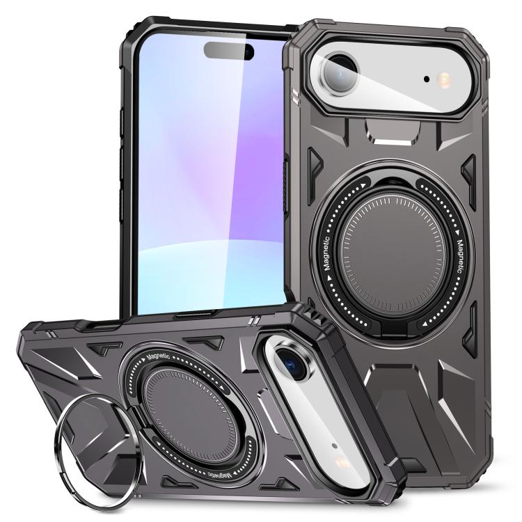 MagSafe 磁気ショックプルーフリングホルダー付き iPhoneケース、iPhone 17 Pro Max 用、iPhone 17 Pro 用、iPhone 17 用、iPhone Air 用、iPhone 16 Pro Max 用、iPhone 16 Pro 用