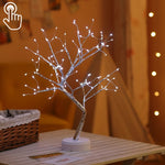36 LEDs パールツリー銅線テーブルランプ クリエイティブ装飾 タッチコントロール ナイトライト（暖白色ライト）、36 LEDs 暖白色、36 LEDs ピンクライト、108 LEDs 暖白色、108 LEDs ピンクライト、108 LEDs 白色ライト、108 LEDs カラフルライト、48 LEDs 暖白色