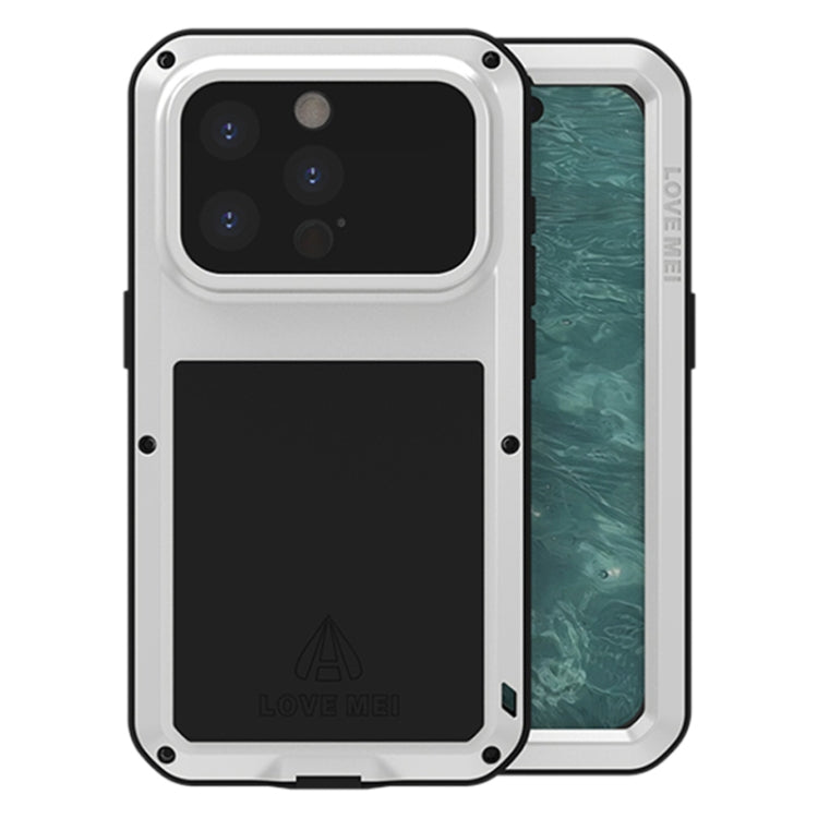 LOVE MEI メタルショックプルーフ 防水 防塵 iPhoneケース、iPhone 17 Pro Max 用、iPhone 17 Pro 用、iPhone 17 用、iPhone 16 Pro Max 用、iPhone 16 Pro 用、iPhone 16 用、iPhone 15 Pro Max 用、iPhone 15 Pro 用
