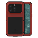 LOVE MEI メタルショックプルーフ 防水 防塵 iPhoneケース、iPhone 17 Pro Max 用、iPhone 17 Pro 用、iPhone 17 用、iPhone 16 Pro Max 用、iPhone 16 Pro 用、iPhone 16 用、iPhone 15 Pro Max 用、iPhone 15 Pro 用