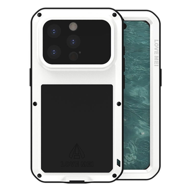 LOVE MEI メタルショックプルーフ 防水 防塵 iPhoneケース、iPhone 17 Pro Max 用、iPhone 17 Pro 用、iPhone 17 用、iPhone 16 Pro Max 用、iPhone 16 Pro 用、iPhone 16 用、iPhone 15 Pro Max 用、iPhone 15 Pro 用