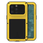 LOVE MEI メタルショックプルーフ 防水 防塵 iPhoneケース、iPhone 17 Pro Max 用、iPhone 17 Pro 用、iPhone 17 用、iPhone 16 Pro Max 用、iPhone 16 Pro 用、iPhone 16 用、iPhone 15 Pro Max 用、iPhone 15 Pro 用