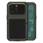 LOVE MEI メタルショックプルーフ 防水 防塵 iPhoneケース、iPhone 17 Pro Max 用、iPhone 17 Pro 用、iPhone 17 用、iPhone 16 Pro Max 用、iPhone 16 Pro 用、iPhone 16 用、iPhone 15 Pro Max 用、iPhone 15 Pro 用
