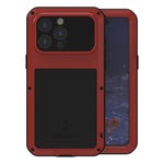 LOVE MEI メタルショックプルーフ 防水 防塵 iPhoneケース、iPhone 17 Pro Max 用、iPhone 17 Pro 用、iPhone 17 用、iPhone 16 Pro Max 用、iPhone 16 Pro 用、iPhone 16 用、iPhone 15 Pro Max 用、iPhone 15 Pro 用