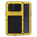 LOVE MEI メタルショックプルーフ 防水 防塵 iPhoneケース、iPhone 17 Pro Max 用、iPhone 17 Pro 用、iPhone 17 用、iPhone 16 Pro Max 用、iPhone 16 Pro 用、iPhone 16 用、iPhone 15 Pro Max 用、iPhone 15 Pro 用