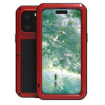 LOVE MEI メタルショックプルーフ 防水 防塵 iPhoneケース、iPhone 17 Pro Max 用、iPhone 17 Pro 用、iPhone 17 用、iPhone 16 Pro Max 用、iPhone 16 Pro 用、iPhone 16 用、iPhone 15 Pro Max 用、iPhone 15 Pro 用