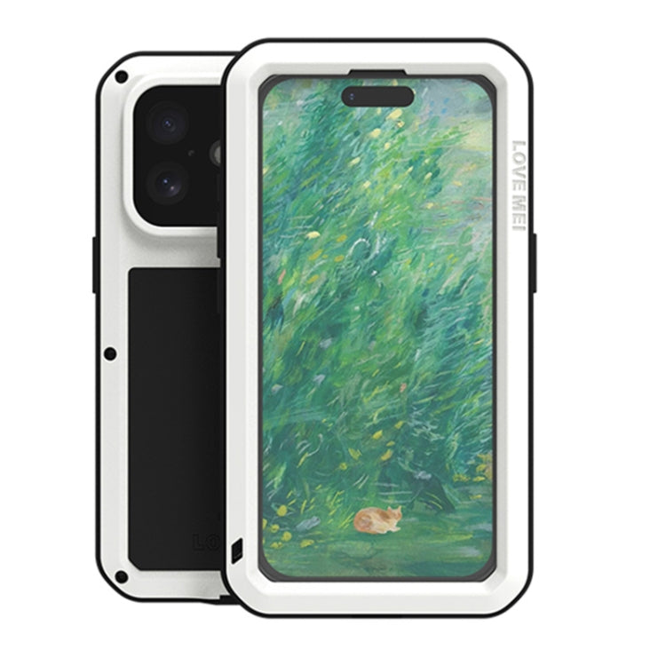 LOVE MEI メタルショックプルーフ 防水 防塵 iPhoneケース、iPhone 17 Pro Max 用、iPhone 17 Pro 用、iPhone 17 用、iPhone 16 Pro Max 用、iPhone 16 Pro 用、iPhone 16 用、iPhone 15 Pro Max 用、iPhone 15 Pro 用
