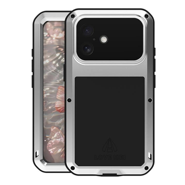 LOVE MEI メタルショックプルーフ 防水 防塵 iPhoneケース、iPhone 17 Pro Max 用、iPhone 17 Pro 用、iPhone 17 用、iPhone 16 Pro Max 用、iPhone 16 Pro 用、iPhone 16 用、iPhone 15 Pro Max 用、iPhone 15 Pro 用
