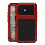 LOVE MEI メタルショックプルーフ 防水 防塵 iPhoneケース、iPhone 17 Pro Max 用、iPhone 17 Pro 用、iPhone 17 用、iPhone 16 Pro Max 用、iPhone 16 Pro 用、iPhone 16 用、iPhone 15 Pro Max 用、iPhone 15 Pro 用