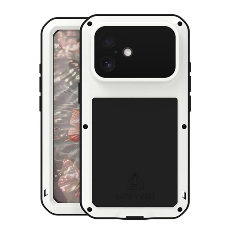 LOVE MEI メタルショックプルーフ 防水 防塵 iPhoneケース、iPhone 17 Pro Max 用、iPhone 17 Pro 用、iPhone 17 用、iPhone 16 Pro Max 用、iPhone 16 Pro 用、iPhone 16 用、iPhone 15 Pro Max 用、iPhone 15 Pro 用