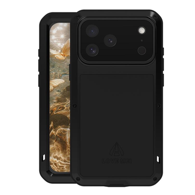 LOVE MEI メタルショックプルーフ 防水 防塵 iPhoneケース、iPhone 17 Pro Max 用、iPhone 17 Pro 用、iPhone 17 用、iPhone 16 Pro Max 用、iPhone 16 Pro 用、iPhone 16 用、iPhone 15 Pro Max 用、iPhone 15 Pro 用