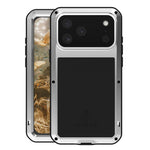 LOVE MEI メタルショックプルーフ 防水 防塵 iPhoneケース、iPhone 17 Pro Max 用、iPhone 17 Pro 用、iPhone 17 用、iPhone 16 Pro Max 用、iPhone 16 Pro 用、iPhone 16 用、iPhone 15 Pro Max 用、iPhone 15 Pro 用