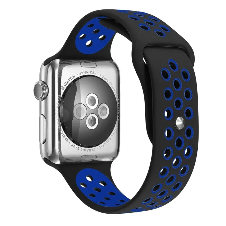 スポーツシリコン時計バンド スタンダードエディション Apple Watch Series 7 41mm / 6＆SE＆5＆4 40mm / 3＆2＆1 38mm用、Apple Watch Ultra 49mm / Series 8＆7 45mm / SE 2＆6＆SE＆5＆4 44mm / 3＆2＆1 42mm用