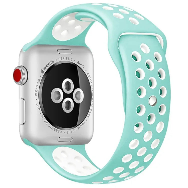 スポーツシリコン時計バンド スタンダードエディション Apple Watch Series 7 41mm / 6＆SE＆5＆4 40mm / 3＆2＆1 38mm用、Apple Watch Ultra 49mm / Series 8＆7 45mm / SE 2＆6＆SE＆5＆4 44mm / 3＆2＆1 42mm用