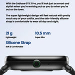 Zeblaze GTS 3 Pro IP68 1.97インチ HD フィットネススマートウォッチ
