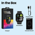 Zeblaze GTS 3 Pro IP68 1.97インチ HD フィットネススマートウォッチ