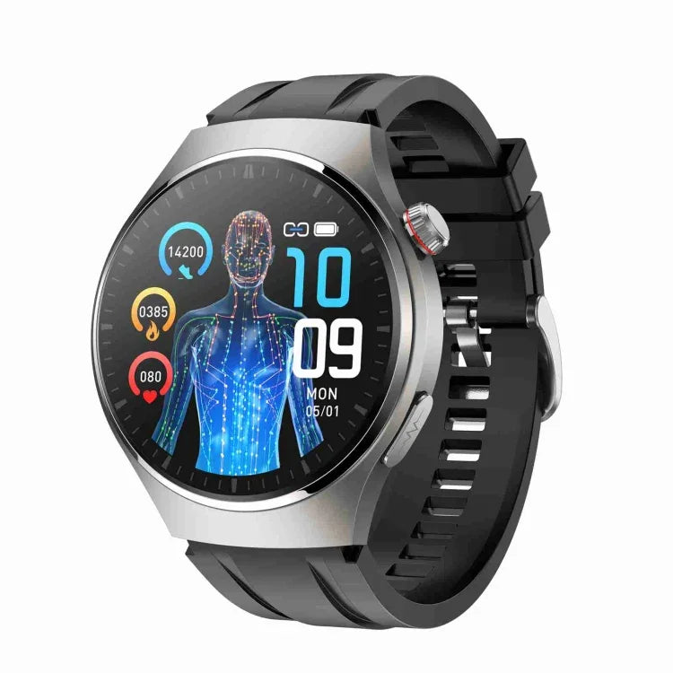 MT200 1.43インチ AMOLED IP67 スマートコールウォッチ, ECG/体温/血糖値モニタリング対応