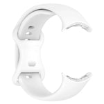 For Google Pixel Watch 4 / 3 / 2 / 1 41mm Solid Color Silicone Watch Band, S Size, L Size