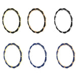 Solid Color Watch Time Steel Bezel Ring, For Samsung Galaxy Watch6 Classic 47mm R960, For Samsung Galaxy Watch6 Classic 43mm R950
