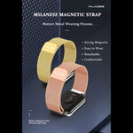 Mijobs Milan Magnetic Stainless Steel Watch Band, For Xiaomi Band 10 Pro / Redmi Watch 6 / 5