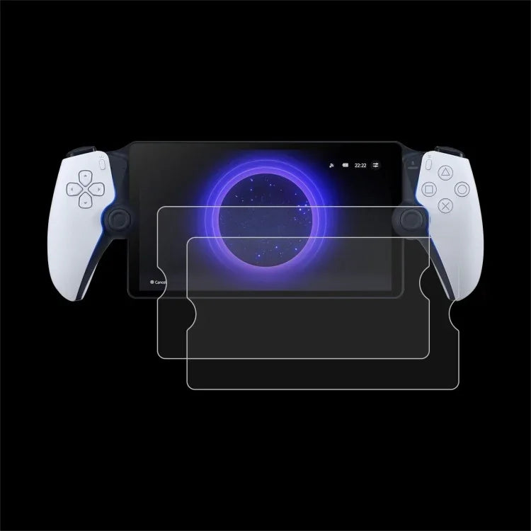 ソニーPS5用9H 0.3mm耐衝撃強化ガラスフィルム 2枚セット