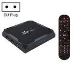 X96 max+ 4K スマートTVボックス リモコン付き、Android 9.0、Amlogic S905X3 クアッドコア Cortex-A55、2GB+16GB、LAN、AV、2.4G/5G WiFi、USBx2、TFカード対応、EUプラグ、UKプラグ、AUプラグ