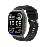 G41 スマートブレスレット, 2.01インチ IP67防水スマートウォッチ, Bluetooth通話 / 心拍数 / 非侵襲血糖値 / HRV / MET