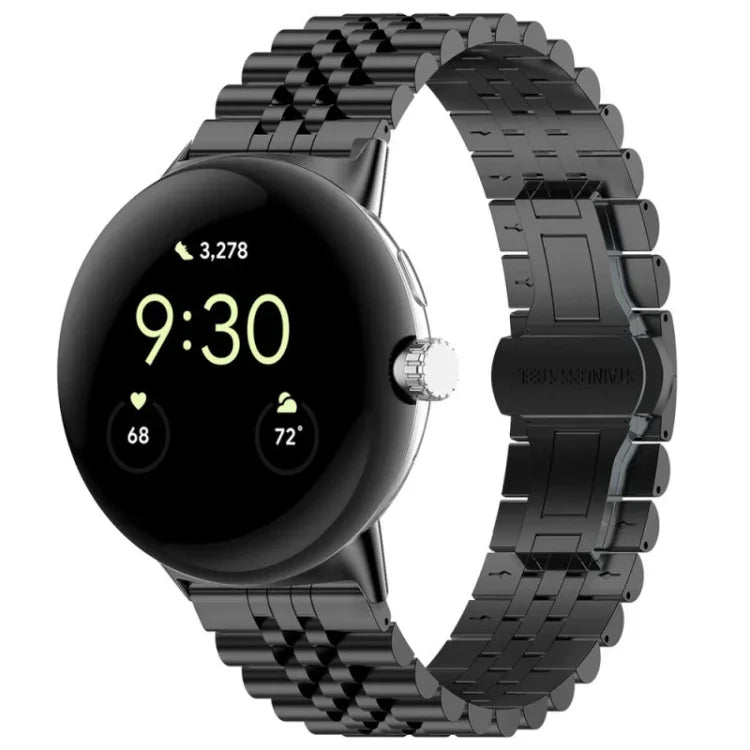 セブンビーズステンレススチールメタルウォッチバンド Google Pixel Watch 4 / 3 / 2 / 1 41mm用