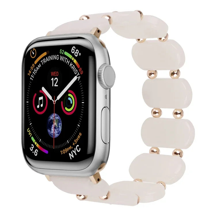 Stretch Resin Watch Band, For Apple Watch SE 2023 44mm, For Apple Watch SE 2023 40mm, For Apple Watch Ultra 2 49mm, For Apple Watch Series 9 45mm, For Apple Watch Series 9 41mm, For Apple Watch Ultra 49mm