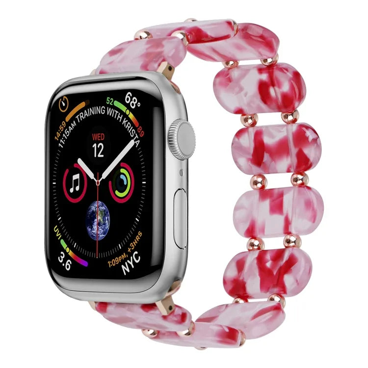 ストレッチレジンウォッチバンド、Apple Watch Series 8 41mm用、Apple Watch Series 8 45mm用、Apple Watch SE 2022 40mm用、Apple Watch SE 2022 44mm用、Apple Watch Series 7 41mm用、Apple Watch Series 7 45mm用